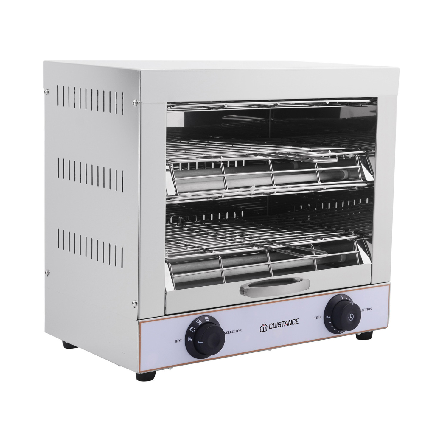 Toaster avec 2 niveaux H400mm QT2 Cuistance-mondialchr.com