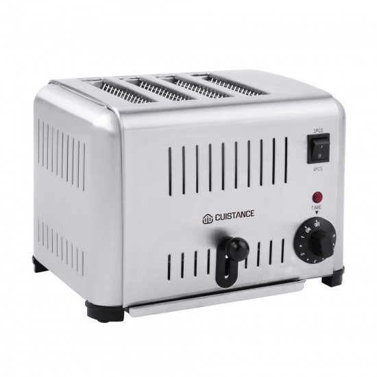 Grille pain en inox avec 4 compartiments ETS4 Cuistance-mondialchr.com