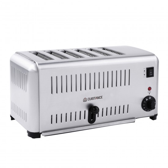 Grille pain en inox avec 6 compartiments ETS6 Cuistance-mondialchr.com