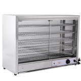 Vitrine chauffante de comptoir en inox L865mm Cuistance-mondialchr.com
