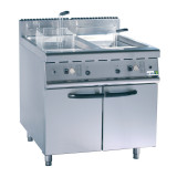 Friteuse à gaz professionnelle 2x20 Litres sur coffre