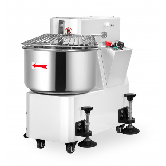 Pétrin à spirale avec tête fixe 1vitesse 20L Cuistance-mondialchr.com