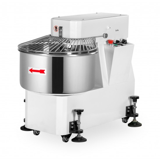 Pétrin à spirale avec tête fixe 1vitesse 50L Cuistance-mondialchr.com