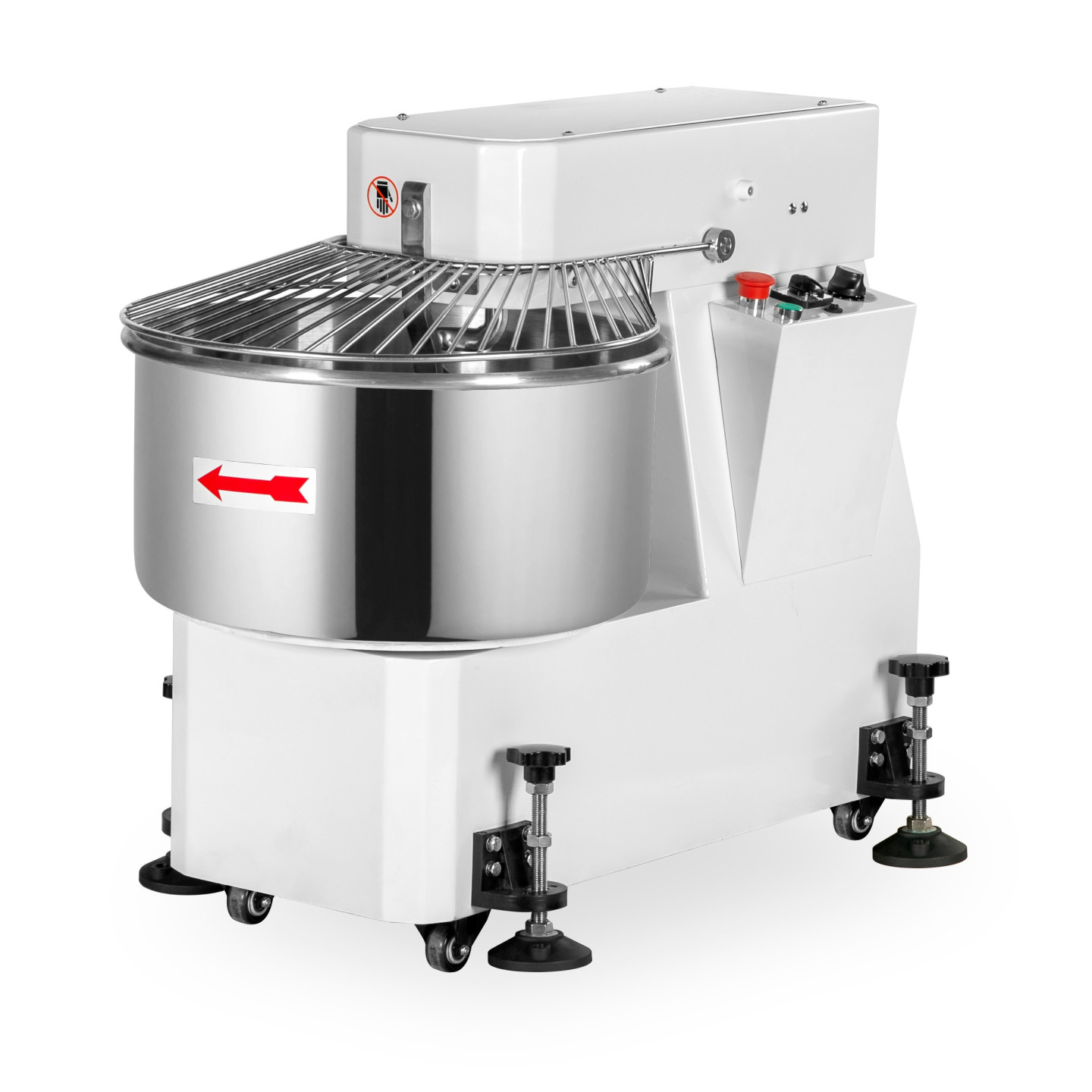 Pétrin à spirale avec tête fixe 1vitesse 50L Cuistance-mondialchr.com