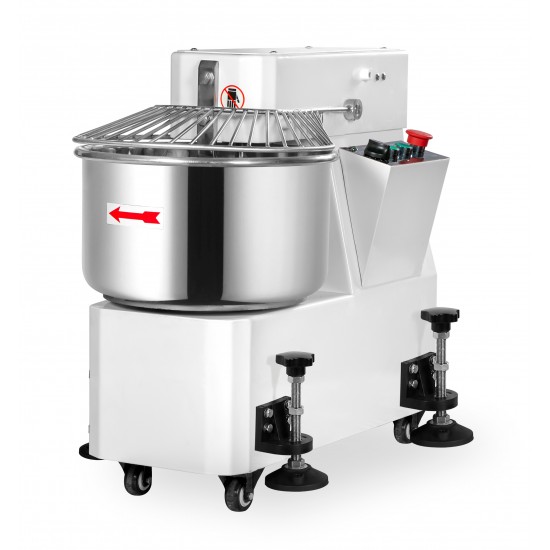 Pétrin à spirale avec tête fixe 2vitesses 20L Cuistance-mondialchr.com