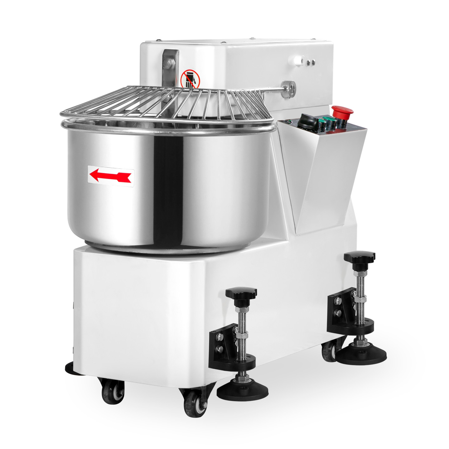 Pétrin à spirale avec tête fixe 2vitesses 20L Cuistance-mondialchr.com
