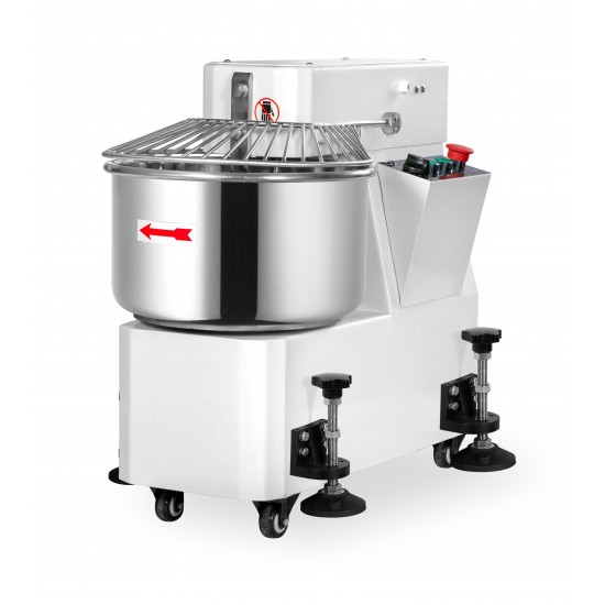Pétrin à spirale avec tête fixe 2vitesses 30L Cuistance-mondialchr.com