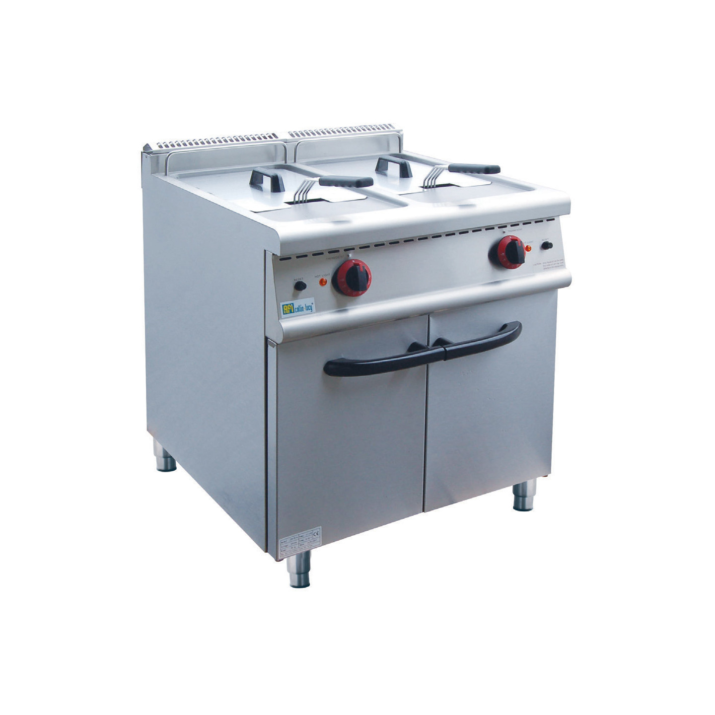 Friteuse électrique 2x20 Litres sur coffre