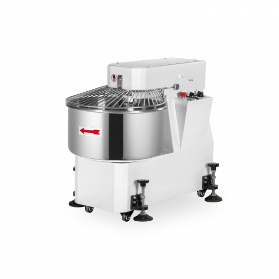 Pétrin à spirale avec tête fixe 2vitesses 50L Cuistance-mondialchr.com