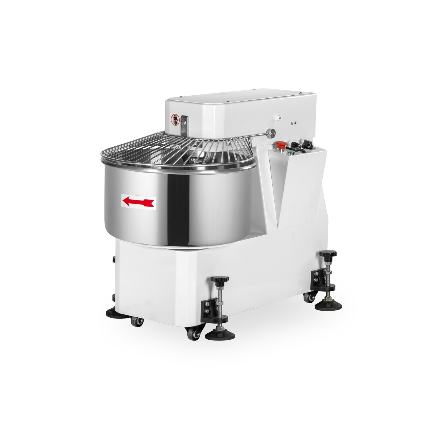 Pétrin à spirale avec tête fixe 2vitesses 50L Cuistance-mondialchr.com