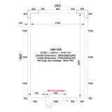 Chambre froide positive négative H2400 Combisteel-mondialchr.com