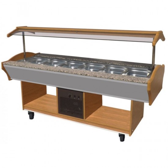 Buffet Réfrigéré 7077.0015 Combisteel Grande Capacité -mondialchr.com