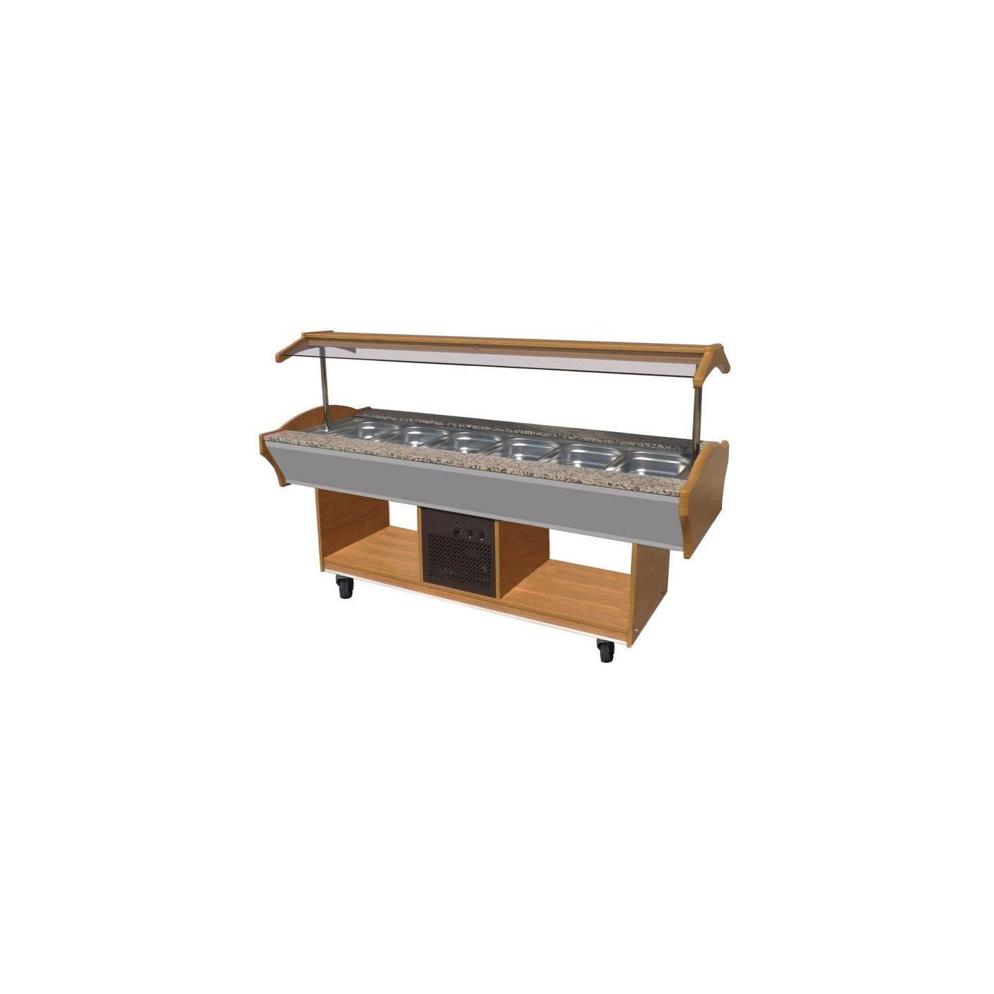Buffet Réfrigéré 7077.0015 Combisteel Grande Capacité -mondialchr.com