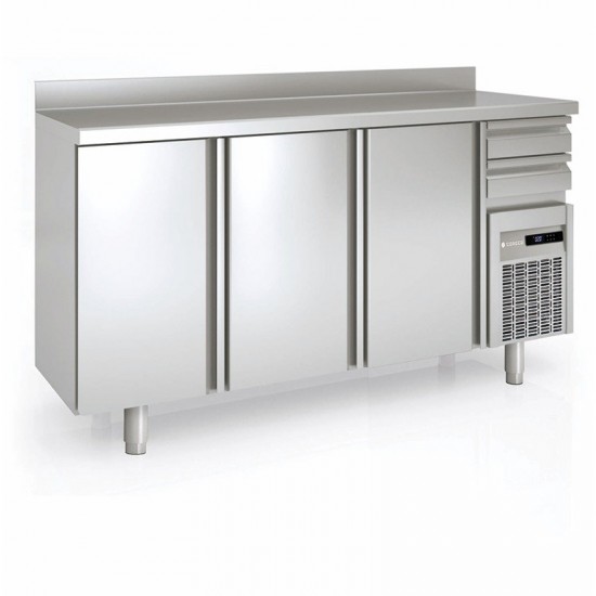 ARRIÈRE BAR 600 POSITIF 4 PORTES ET 3 TIROIRS NEUTRES-CORECO