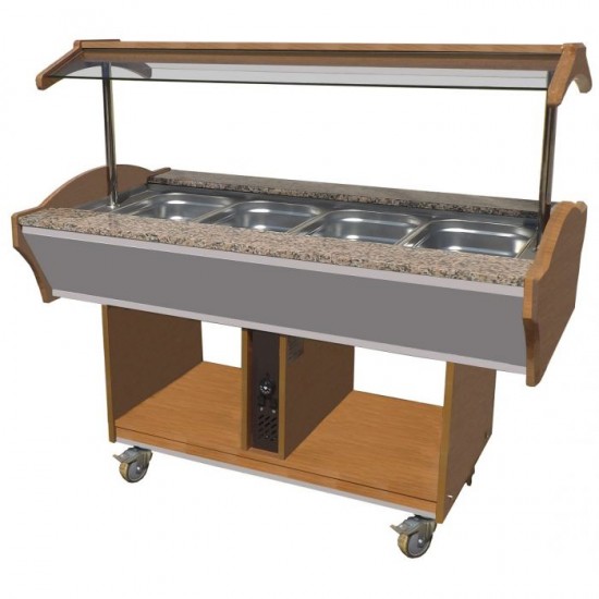 Buffet Chaud 7077.0025 Chauffe Efficace Combisteel -mondialchr.com