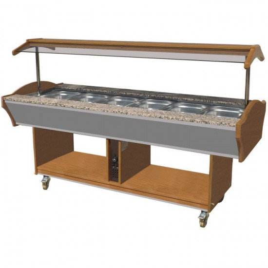 Buffet chaud GN6 1 Combisteel-mondialchr.com