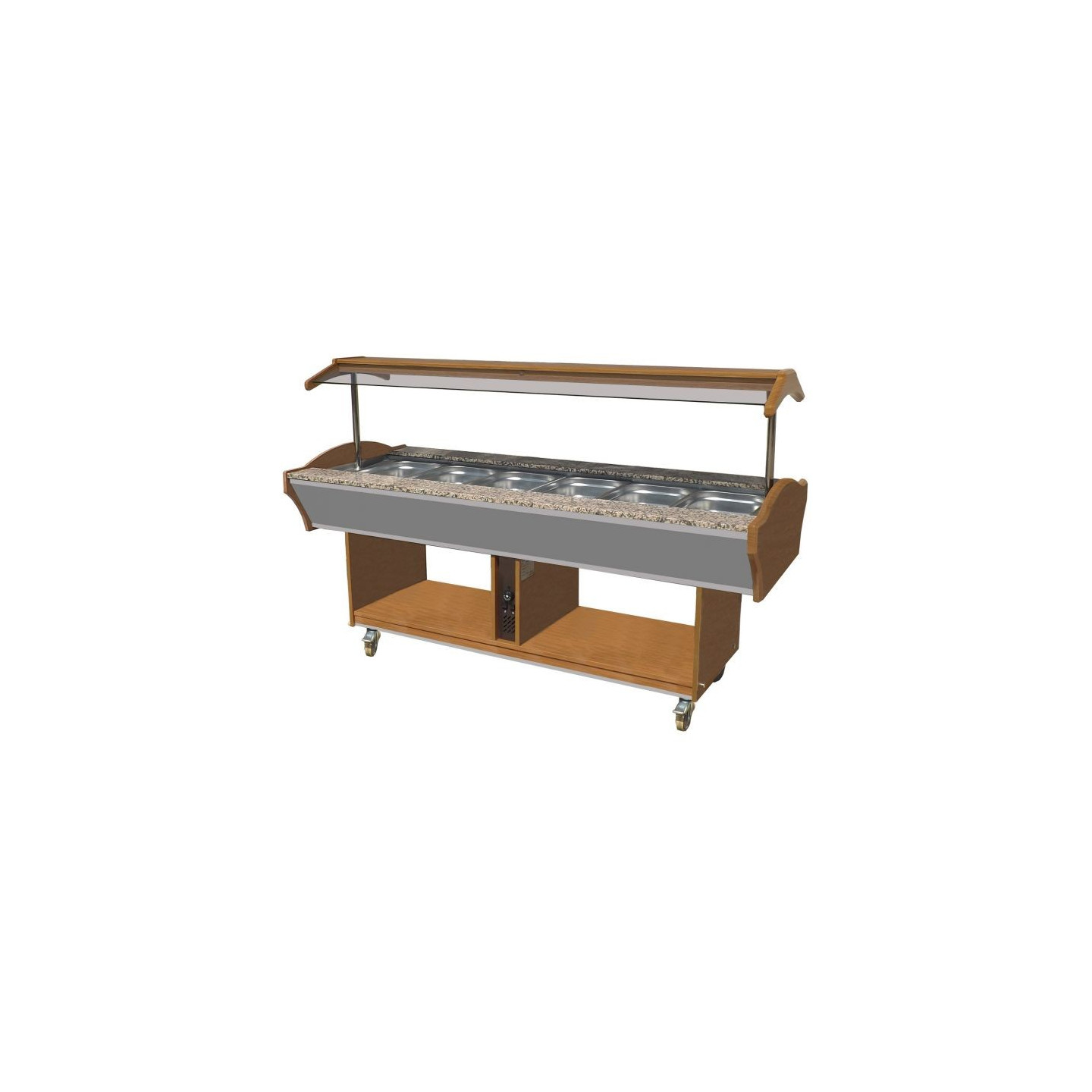 Buffet chaud GN6 1 Combisteel-mondialchr.com