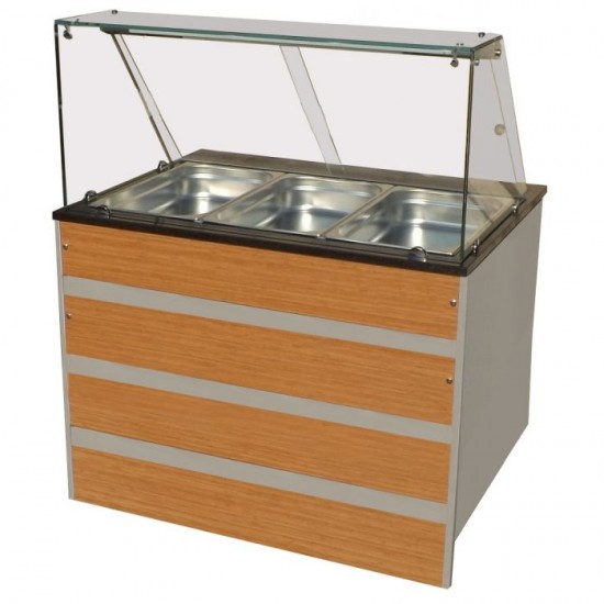 Buffet chaud GN3 1 Profondeur 800mm Combisteel-mondialchr.com