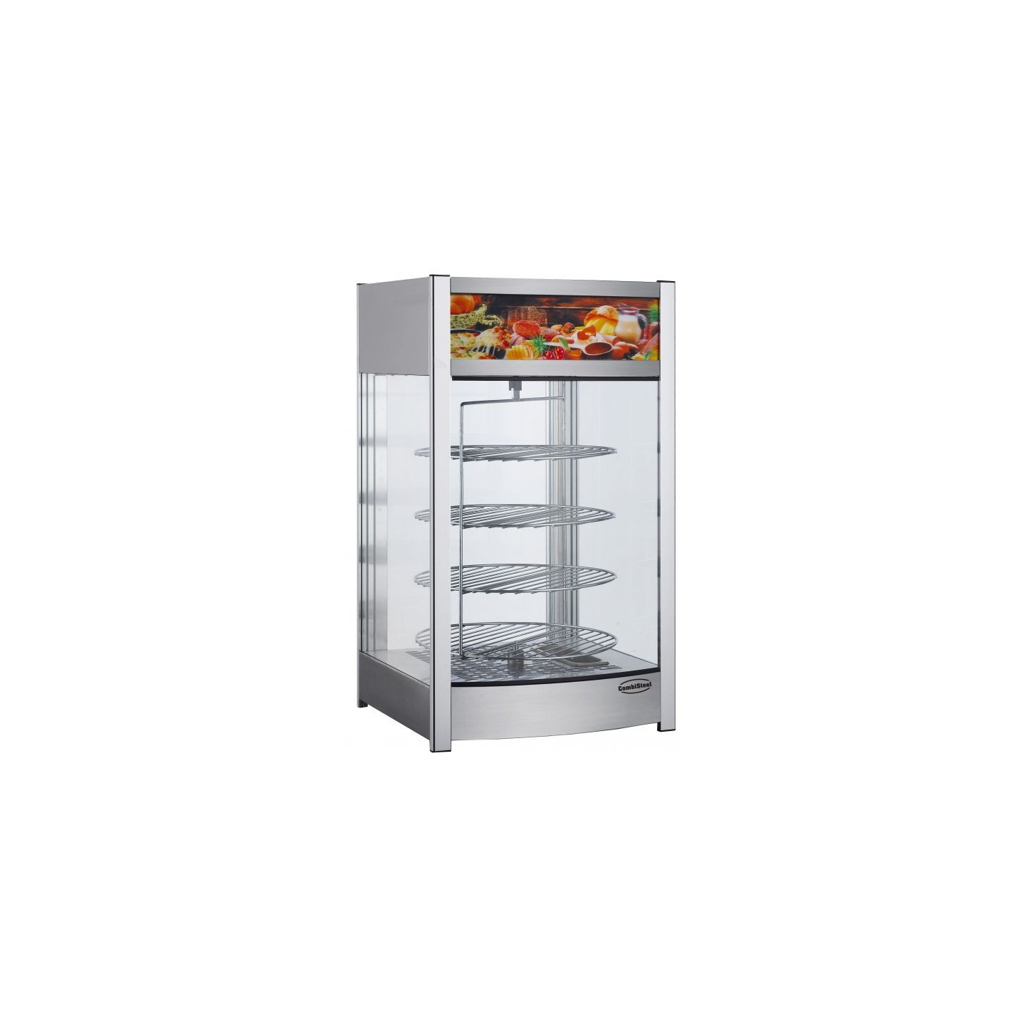 Vitrine chauffante vitrée Rotative 97L Combisteel-mondialchr.com