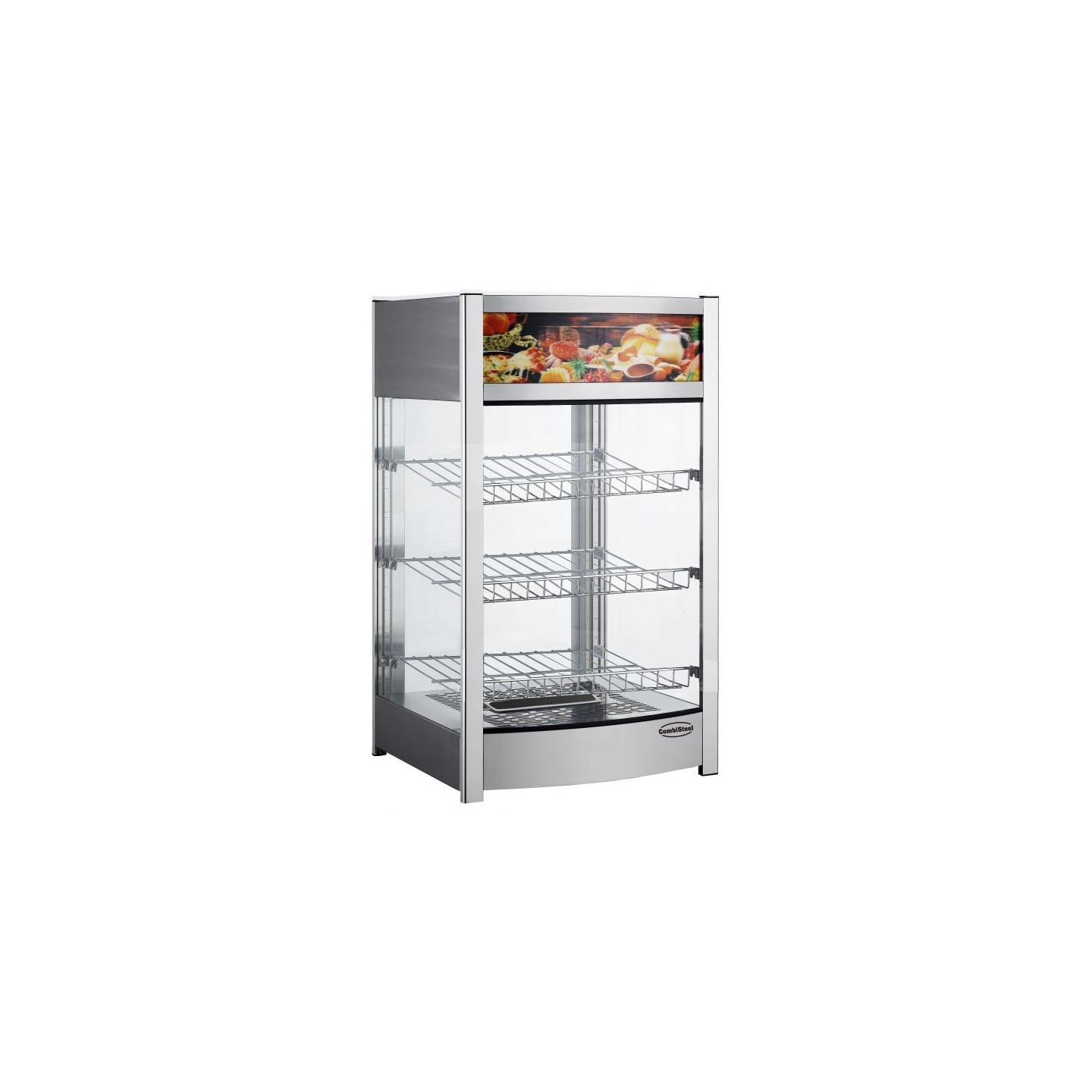 Vitrine chauffante vitrée 97L Combisteel-mondialchr.com