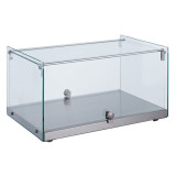 Vitrine d'exposition neutre vitrée Droit 35L Combisteel-mondialchr.com
