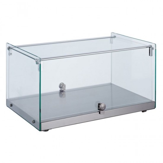 Vitrine d'exposition neutre vitrée Droit 35L Combisteel-mondialchr.com