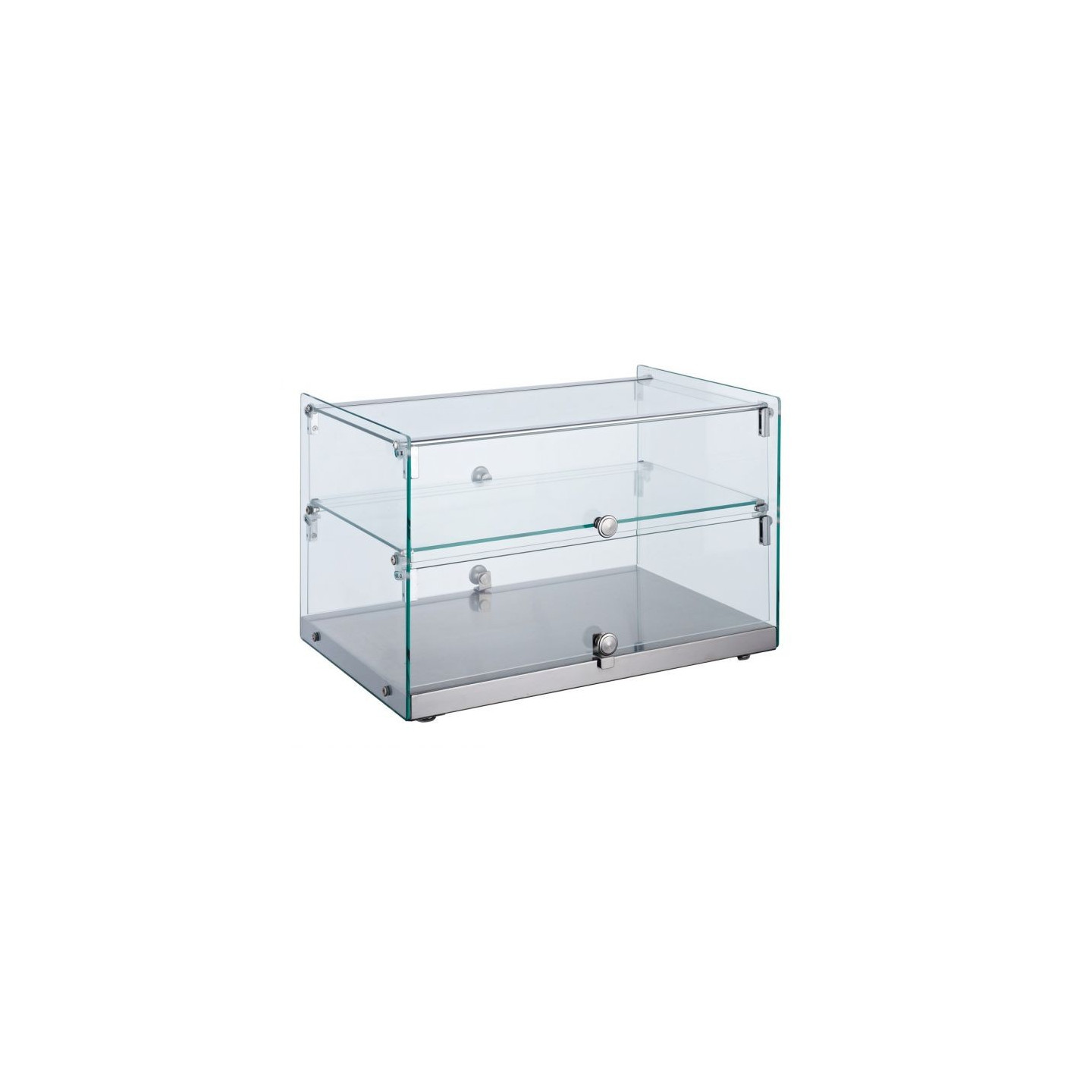 Vitrine d'exposition neutre vitrée Droit 50L Combisteel-mondialchr.com