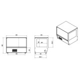 Vitrine réfrigérée vitrée positive courbe 159L Combisteel-mondialchr.com