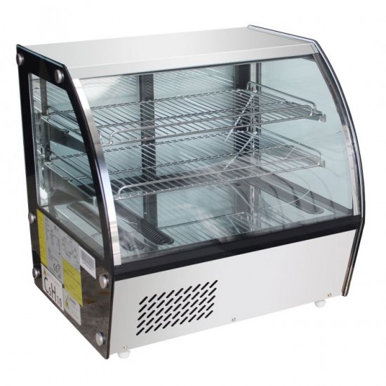 Vitrine réfrigérée vitrée positive courbe 100L Combisteel-mondialchr.com