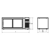 Vitrine de pâtisserie 150L Combisteel-mondialchr.com