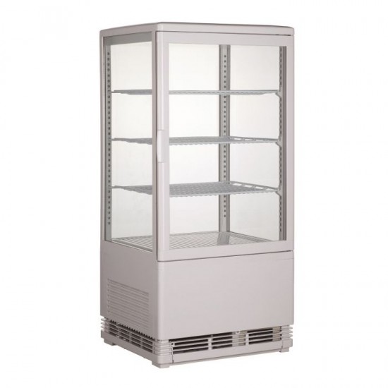 Vitrine réfrigératée Droite Blanche 68L Combisteel-mondialchr.com