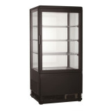 Vitrine réfrigératée Droite Noire 68L Combisteel-mondialchr.com