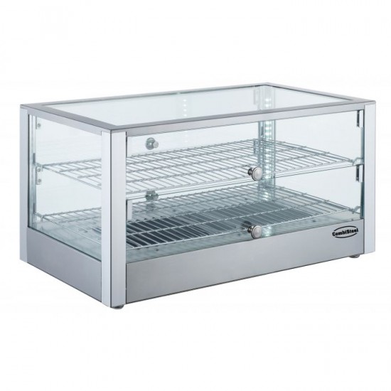 Vitrine chauffante vitrée 80L Combisteel-mondialchr.com