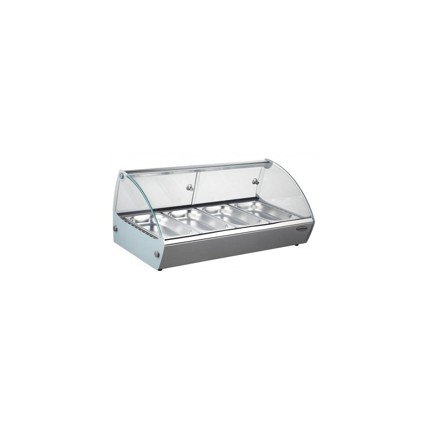 Vitrine chauffante vitrée 4xGN13 Combisteel-mondialchr.com
