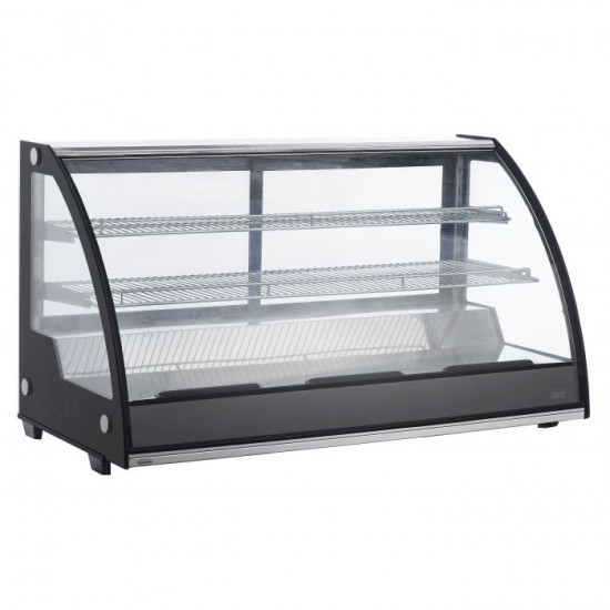 Vitrine réfrigérée vitrée positive courbe 201L Combisteel-mondialchr.com