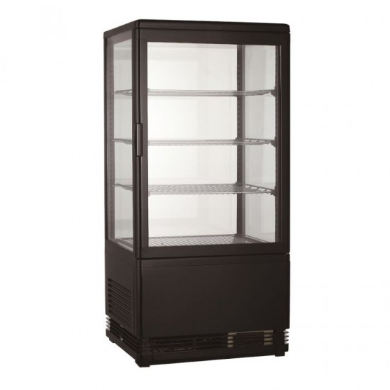 Vitrine réfrigératée Droite Noire 78L Combisteel-mondialchr.com