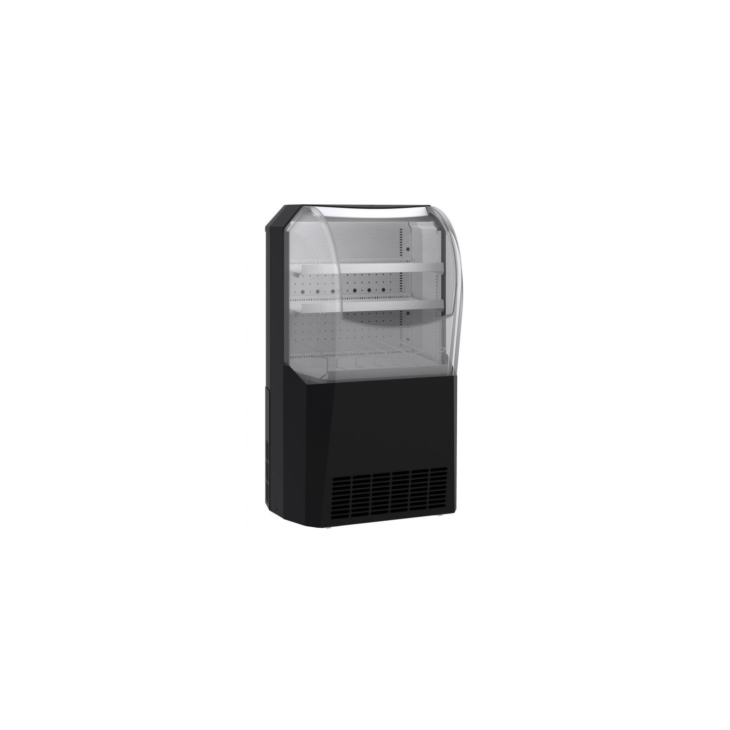 Réfrigérateur noir pour achats impulsifs 210L Combisteel-mondialchr.com