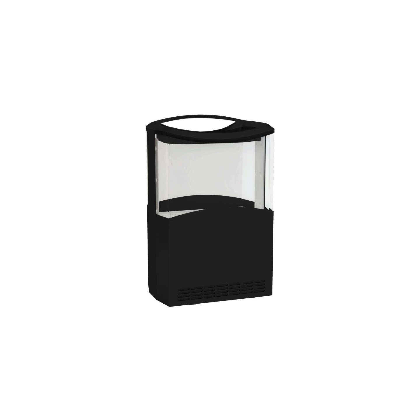 Réfrigérateur noir pour achats impulsifs 110L Combisteel-mondialchr.com