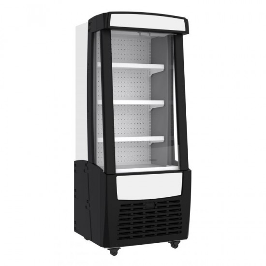 Réfrigérateur noir pour achats impulsifs 274L Combisteel-mondialchr.com