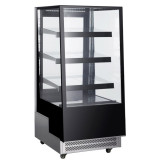 Vitrine réfrigérée 4 faces vitrées 300L Combisteel-mondialchr.com