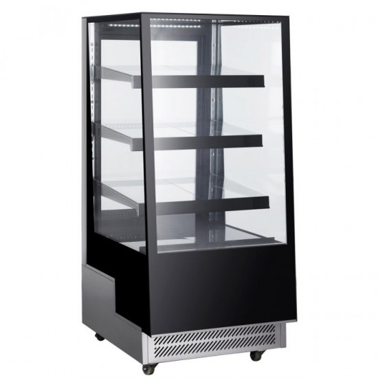 Vitrine réfrigérée 4 faces vitrées 300L Combisteel-mondialchr.com