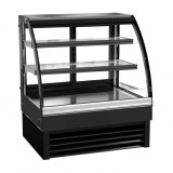Vitrine réfrigérée ronde 4 faces vitrées 175L Combisteel-mondialchr.com