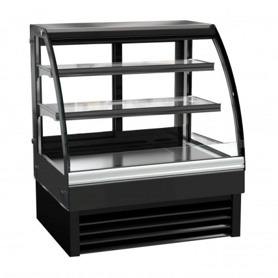 Vitrine réfrigérée ronde 4 faces vitrées 175L Combisteel-mondialchr.com