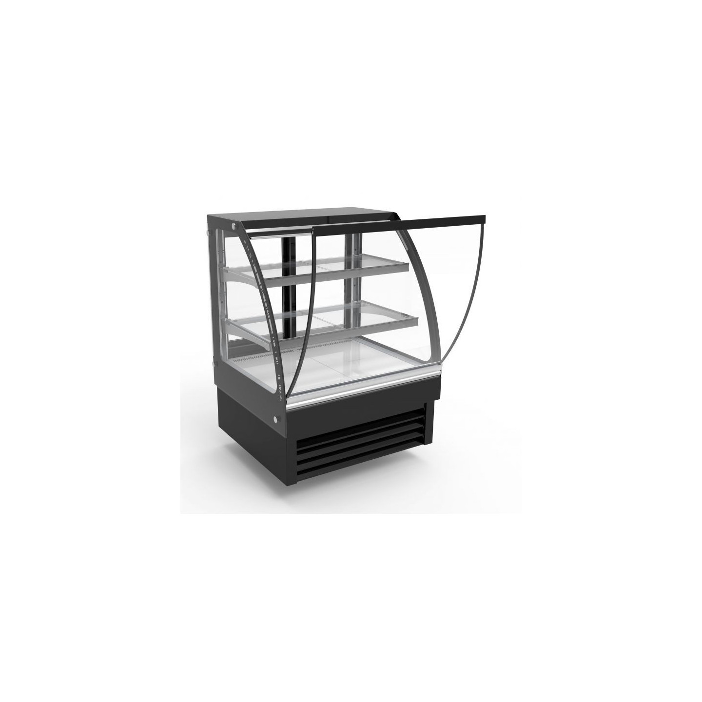 Vitrine réfrigérée ronde 4 faces vitrées 175L Combisteel-mondialchr.com