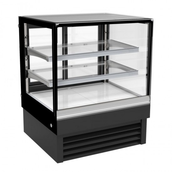 Vitrine réfrigérée 900mm 4 faces vitrées 190L Combisteel-mondialchr.com