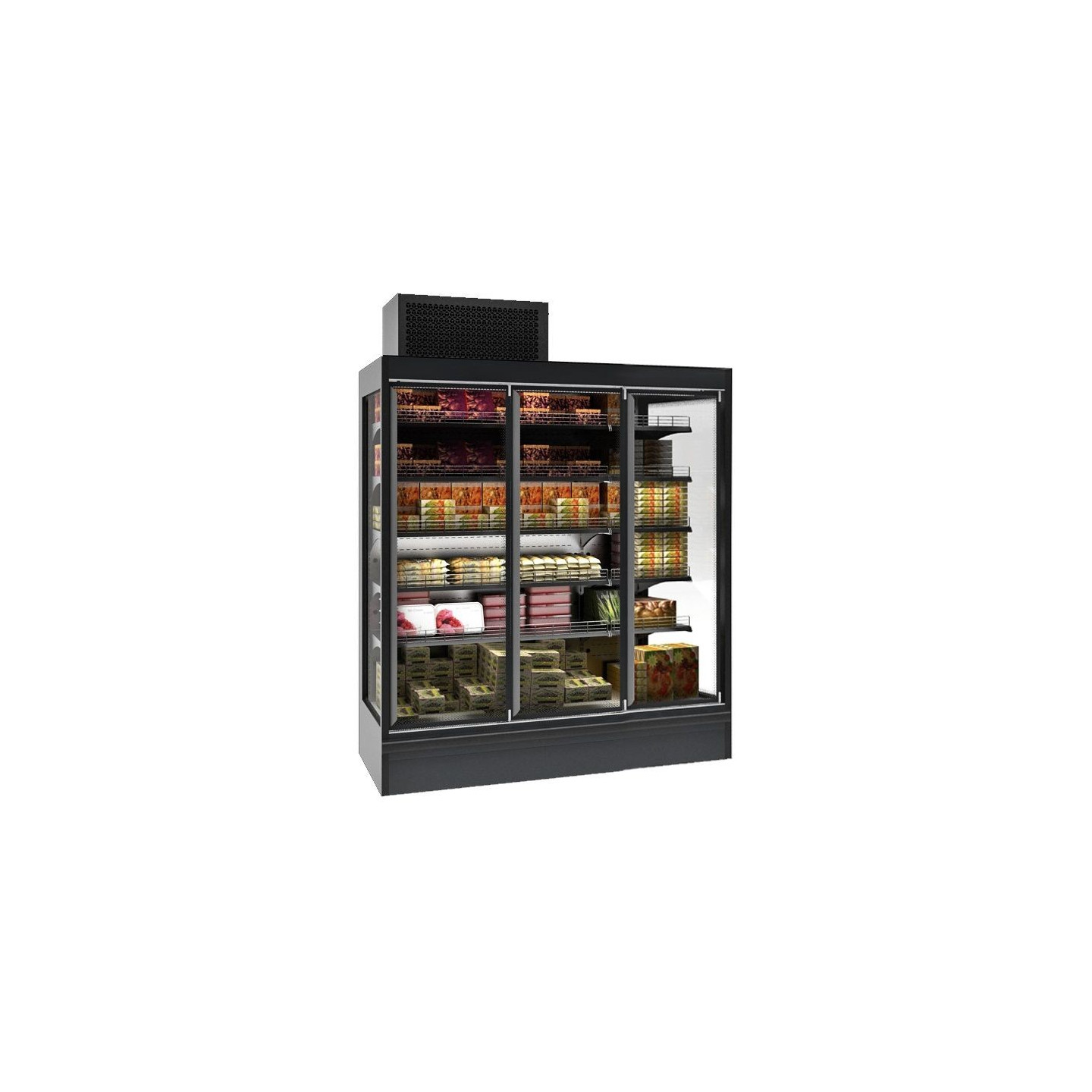 Vitrine réfrigérée murale MAX positive 3P Remote Combisteel-mondialchr.com