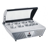 Puits froid vitré 8xGN1 6 100mm 67L Combisteel-mondialchr.com