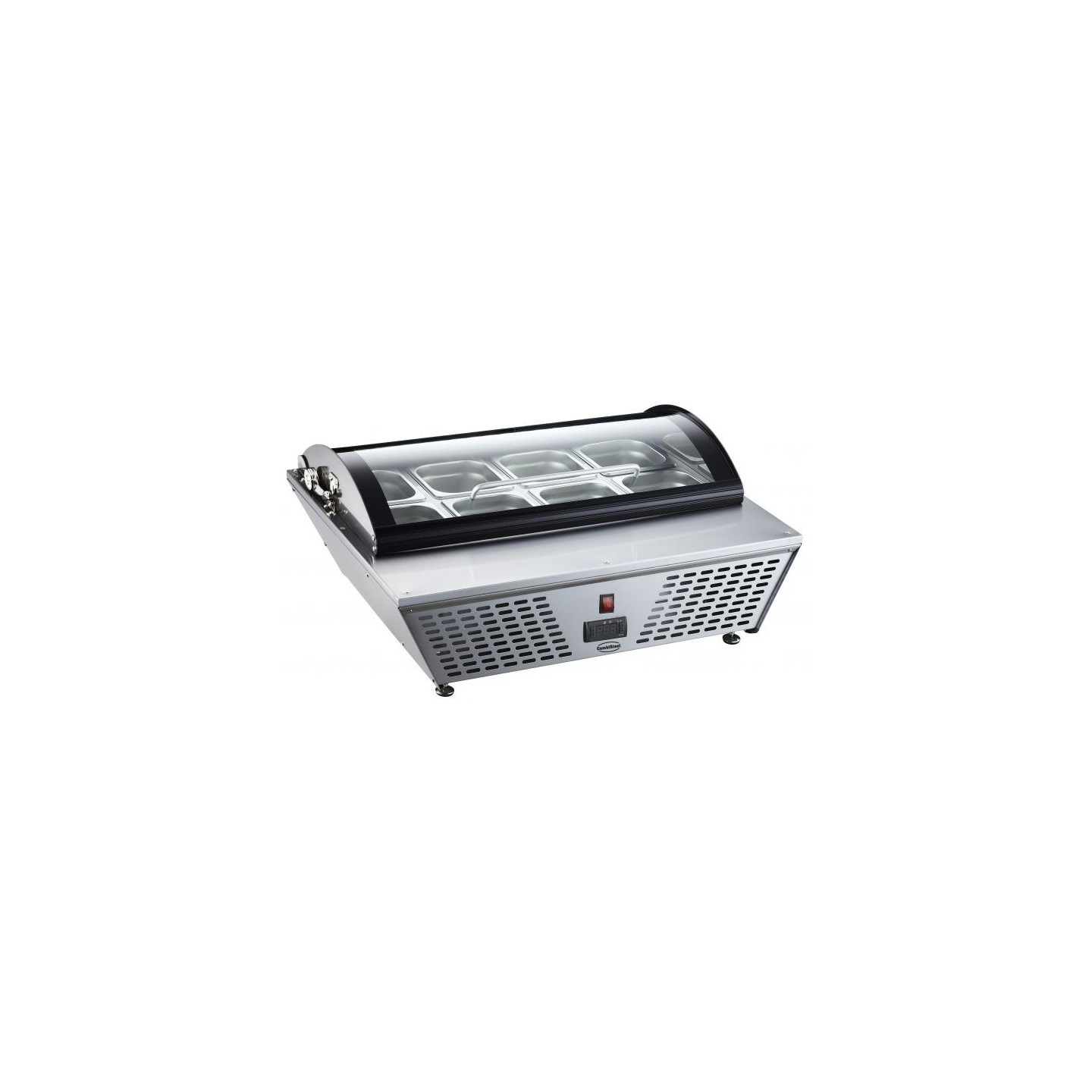 Puits froid vitré 8xGN1 6 100mm 67L Combisteel-mondialchr.com