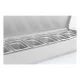 Kit réfrigéré 3xGN1 3 couvercle en inox Combisteel-mondialchr.com