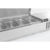 Kit réfrigéré 3xGN1 3 couvercle en inox Combisteel-mondialchr.com